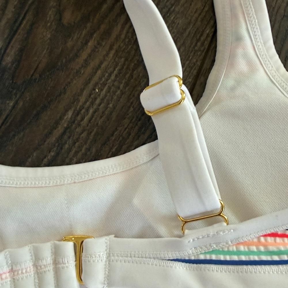 Hula Honey NWT striped 2 piece swimsuit XS - Picture 5 of 6